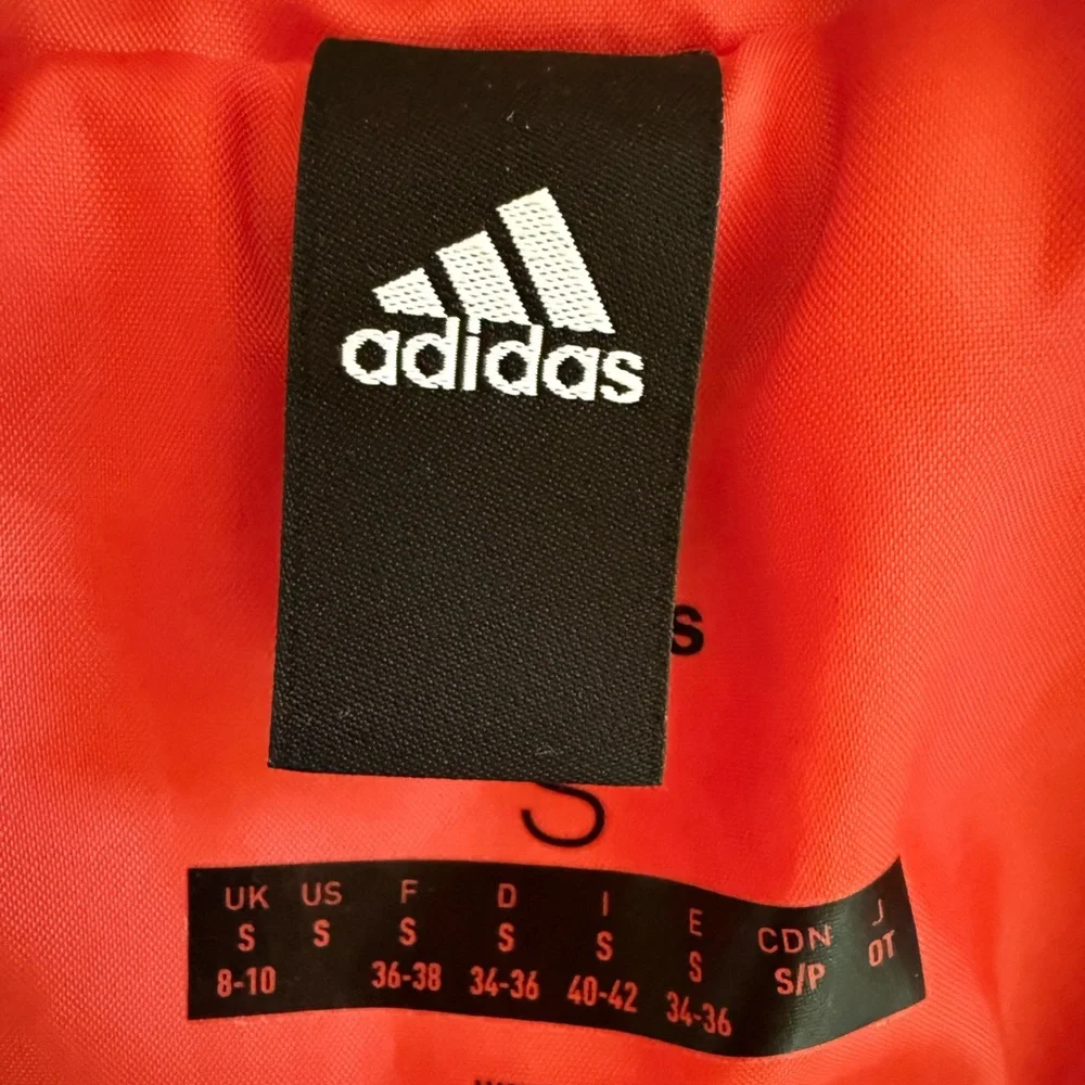 EUC Adidas Womans Hooded Weatherproof Jacket Size Small - Picture 7 of 10